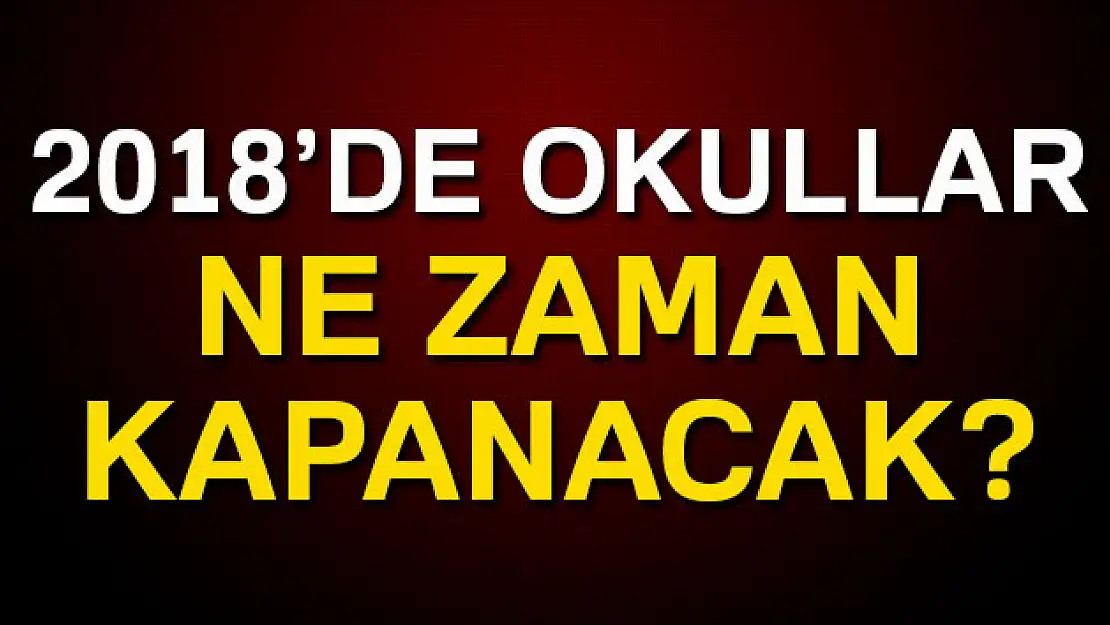 Öğrenciler yaz tatili heyecanı sardı