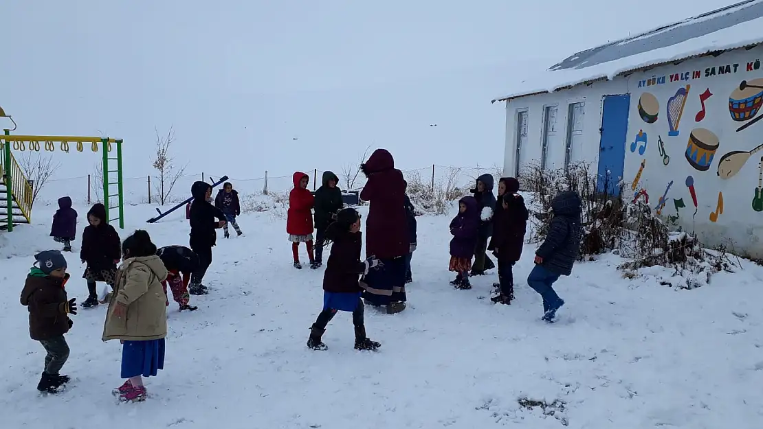 Ağrı'da kar yağışı