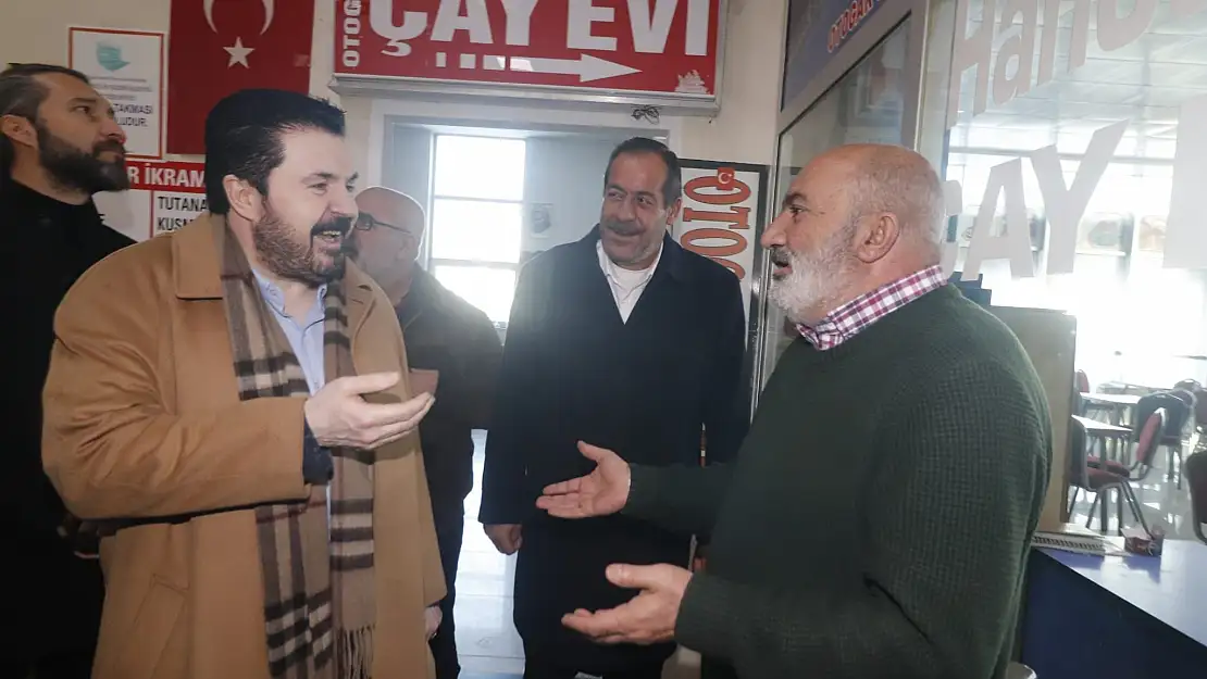 Başkan Sayan otogar esnafını ziyaret etti