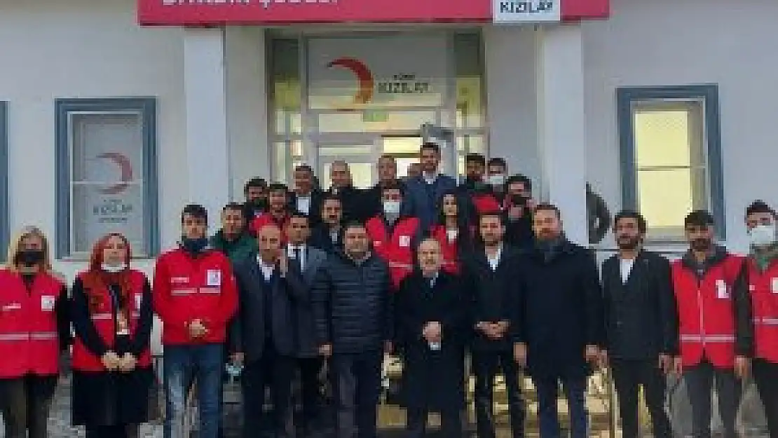 Diyadin'de Türk Kızılayı şubesi açıldı