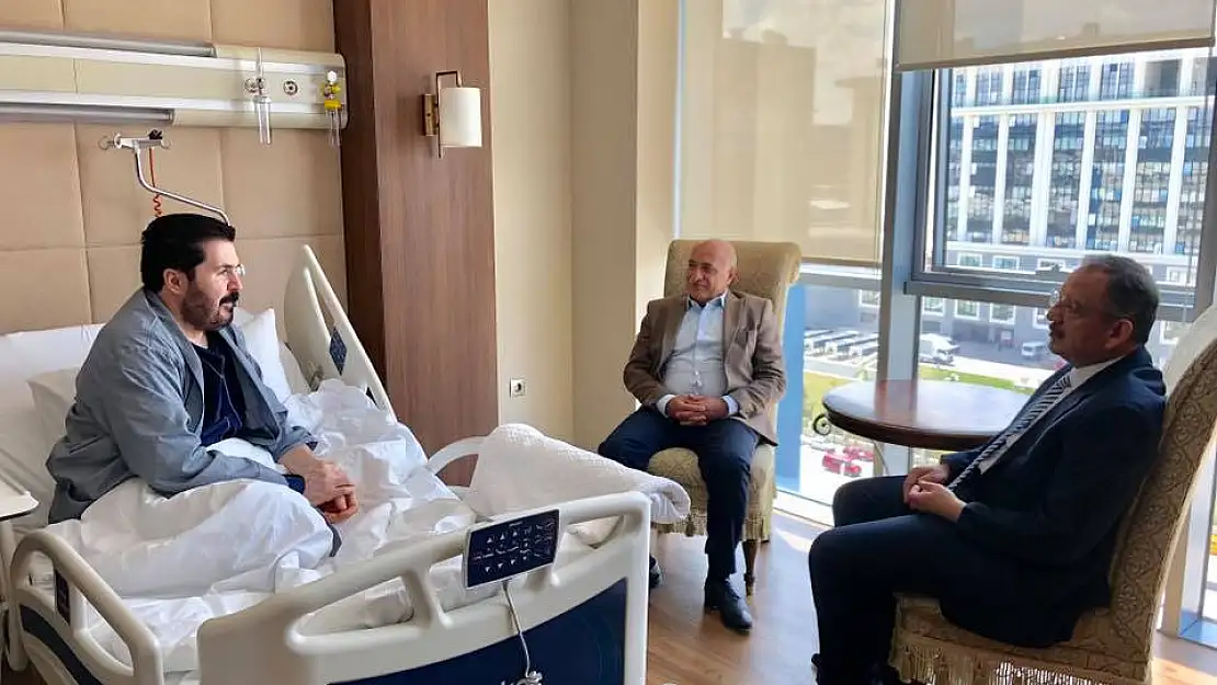 Ağrı Belediye Başkanı Sayan'a geçmiş olsun ziyaretleri