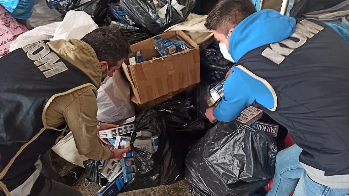 Ağrı'da 40 bin 530 paket kaçak sigara ele geçirildi