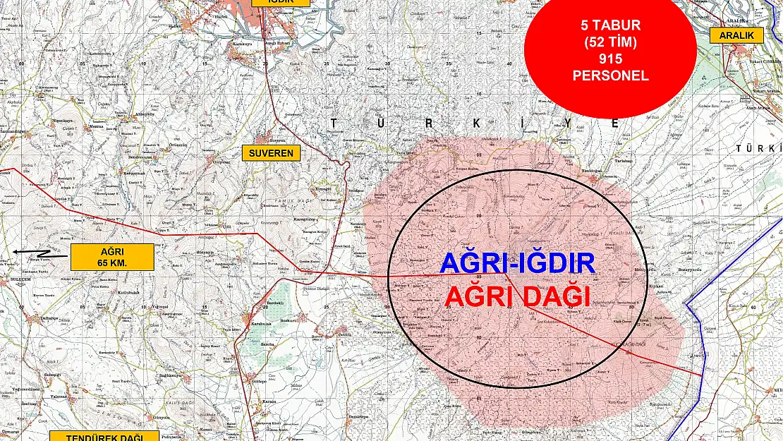 Ağrı Dağı'nda bir terörist etkisiz hale getirildi