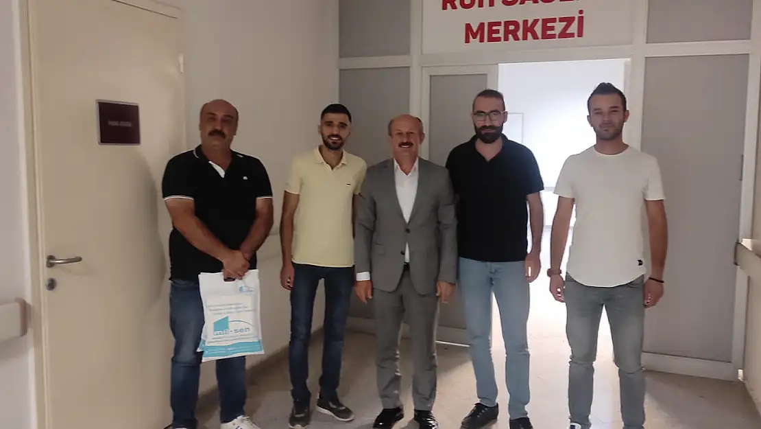 Sağlık Mil-Sen Genel Başkanı Taç, sağlık çalışanlarını ziyaret etti