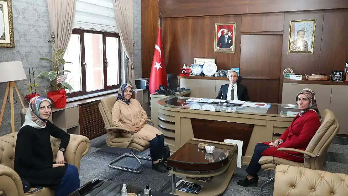 KADEM Ağrı İl Temsilciliğinden Milli Eğitim Müdürü Kökrek'e ziyaret