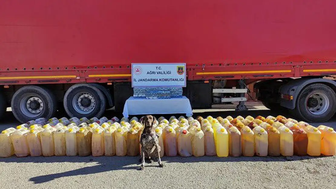 Ağrı'da kaçak sigara ve benzin ele geçirildi