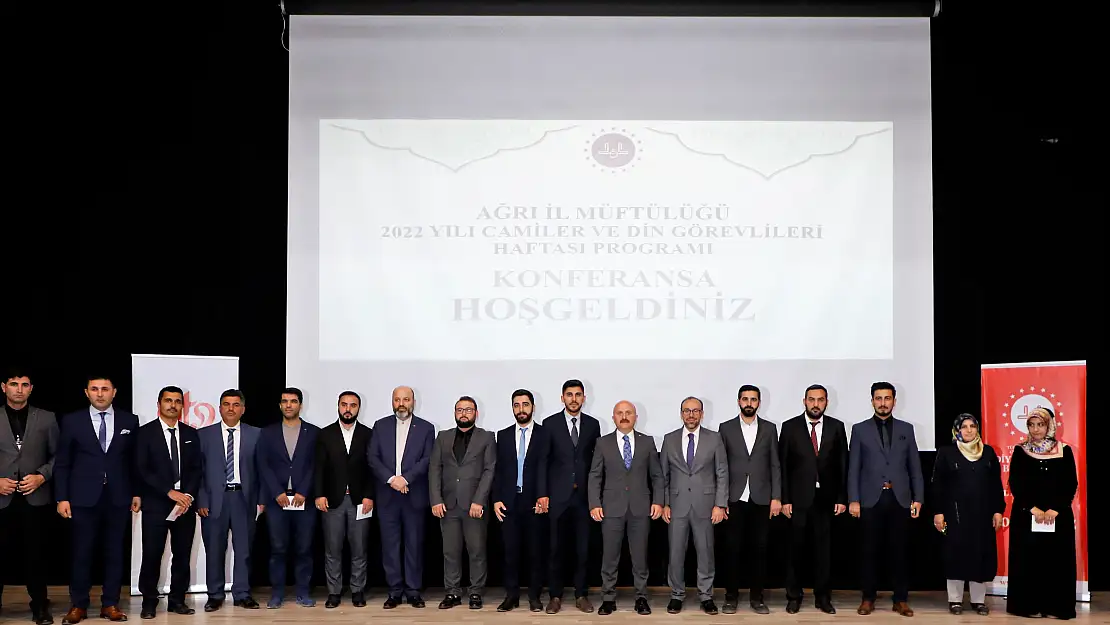 Ağrı'da 'Peygamberimiz, Cami ve İrşat' konulu konferansı düzenlendi