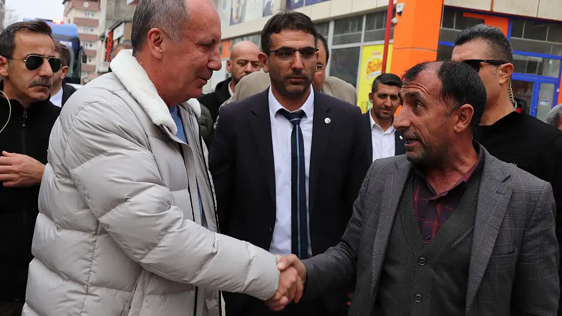 Muharrem İnce Ağrı'da esnafı ziyaret etti
