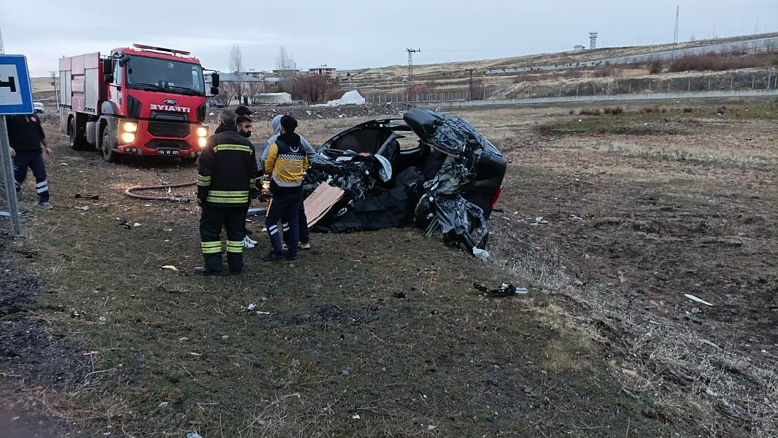 Ağrı'da kaza uzman çavuş hayatını kaybetti