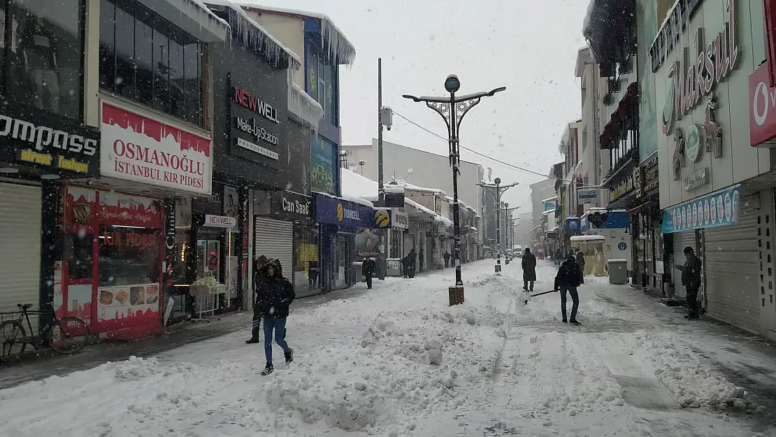 Ağrı'da kar yağışı hayatı felç etti, karla mücadele ekipleri sınıfta kaldı