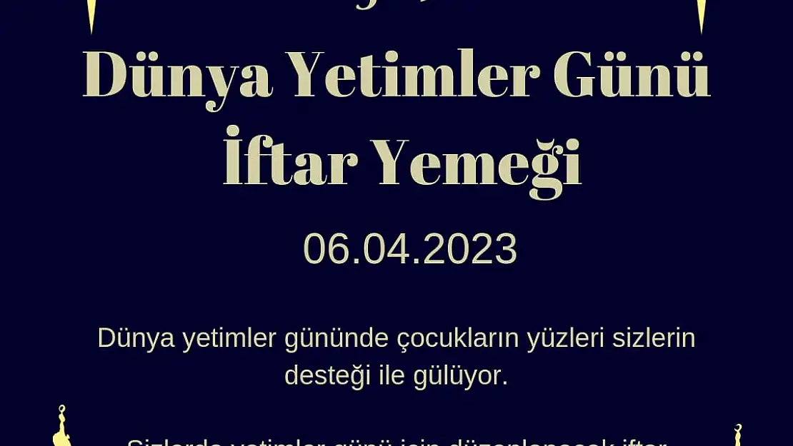 Kızılay Ağrı Şubesi Çocuklar için iftar programı düzenleyecek