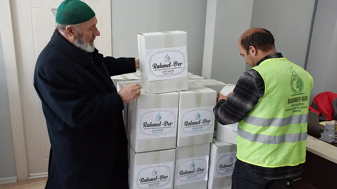 Rahmet-Der Ağrı'da ihtiyaç sahibi 750 aileye ulaştı