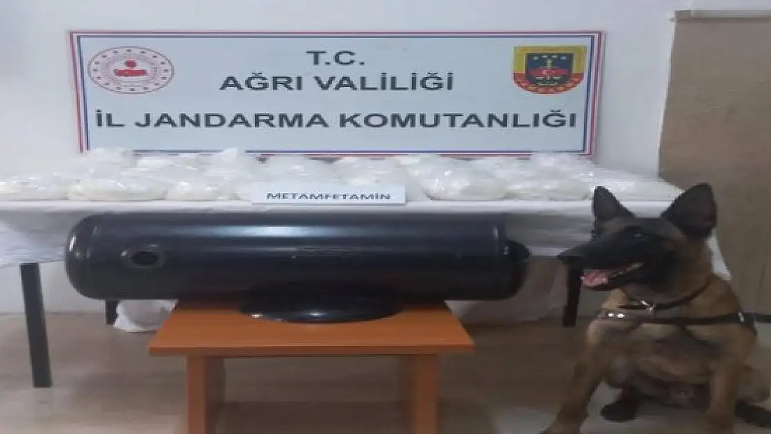 Ağrı'da 32 kilo 60 metmafetamin ele geçirildi