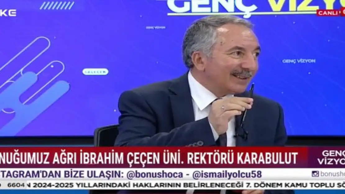 Prof. Dr. Karabulut, Ülke TV'de AİÇÜ'yü Anlattı