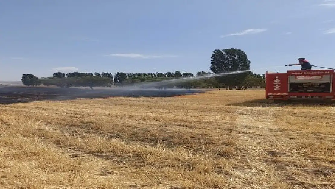 Ağrı'da 5 ayrı noktada yangın çıktı