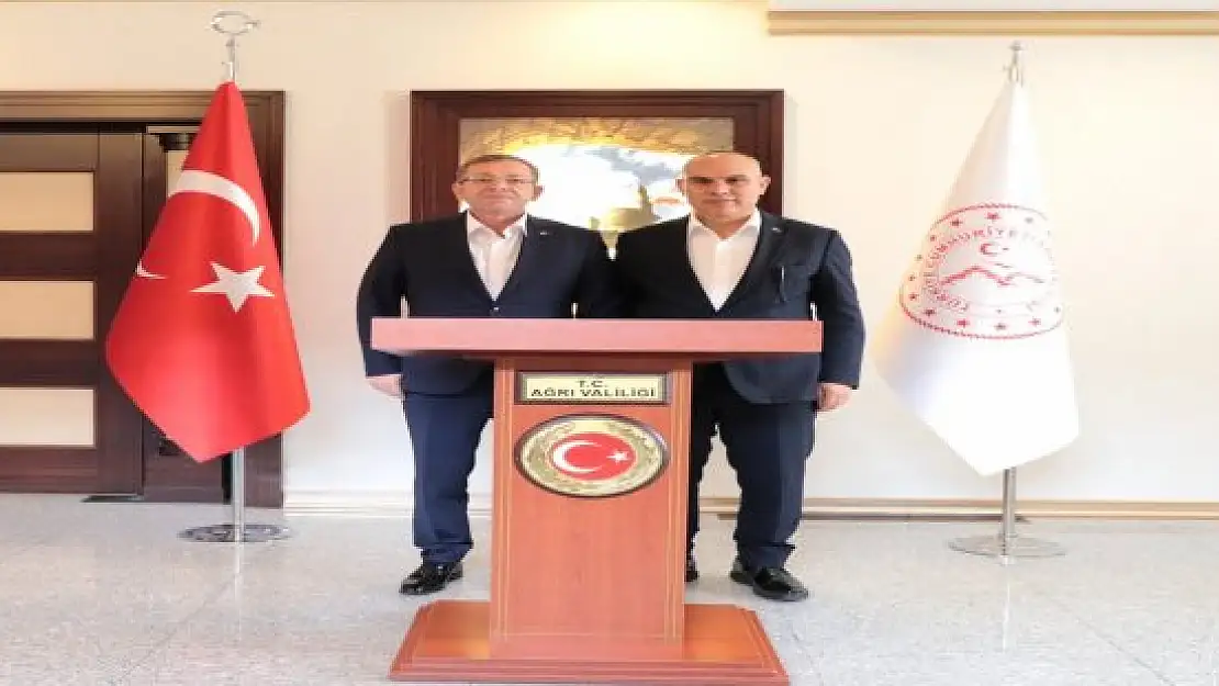 Kars Valisi Polat'tan Ağrı Valisi Koç'a ziyaret