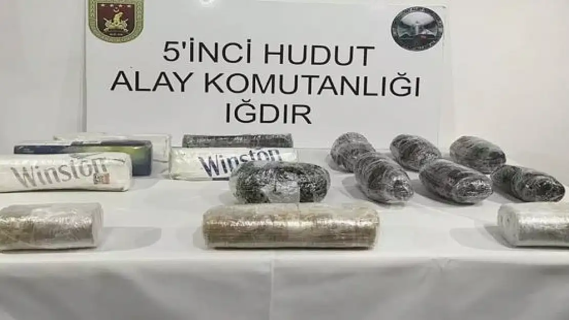 MSB duyurdu... Ağrı sınırında uyuşturucu ele geçirildi