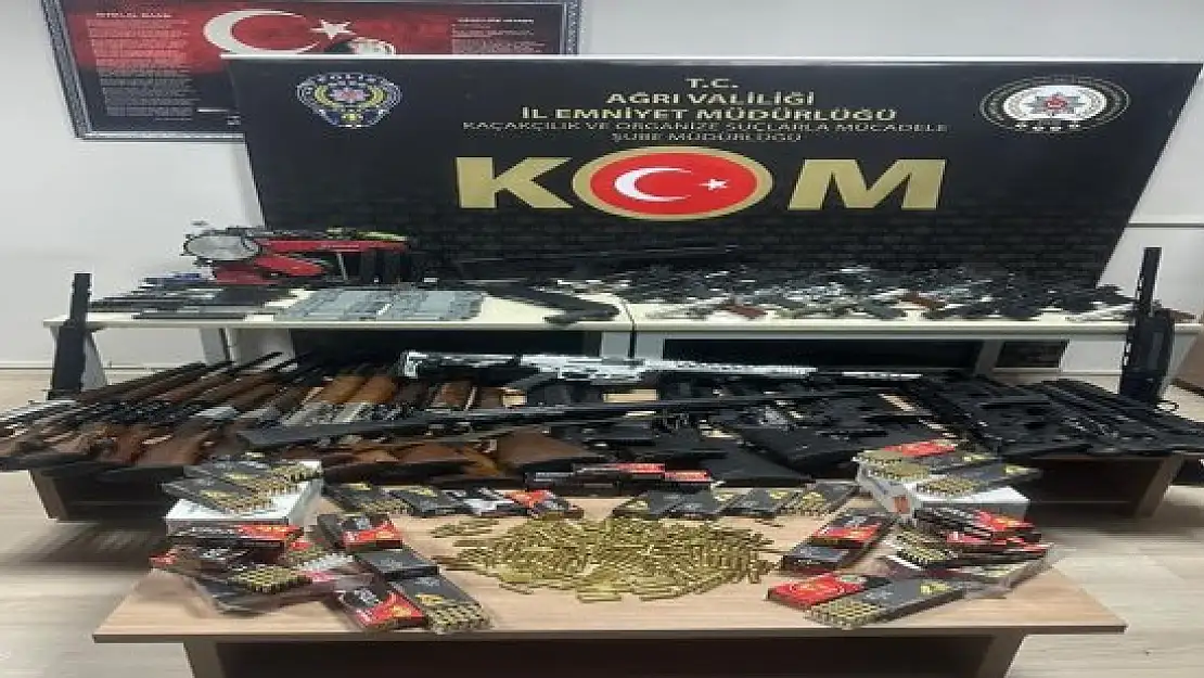 Ağrı'da ruhsatsız silah operasyonu: 2 gözaltı
