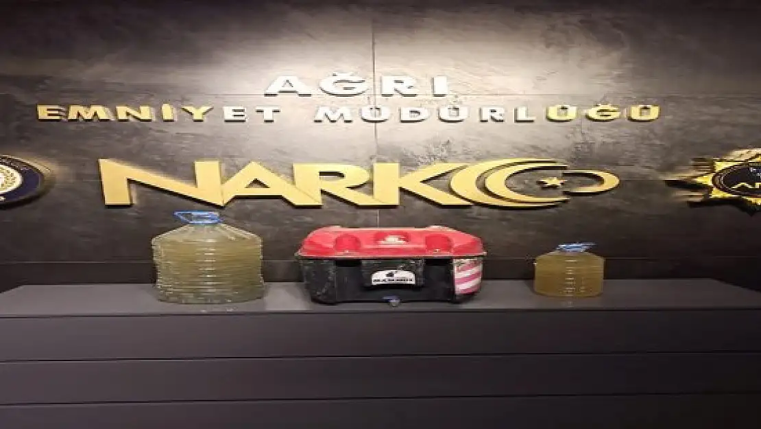 Ağrı'da 24 kilo 810 gram metamfetamin ele geçirildi