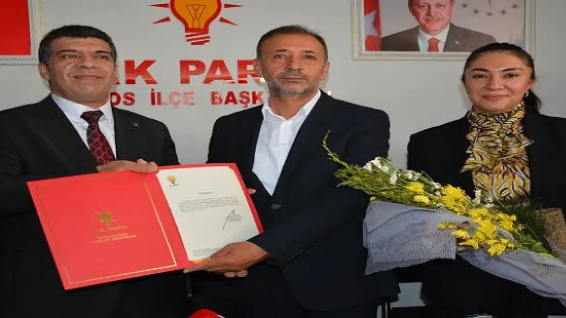 Patnos'ta AK Parti İlçe Başkanlığı devir teslim töreni