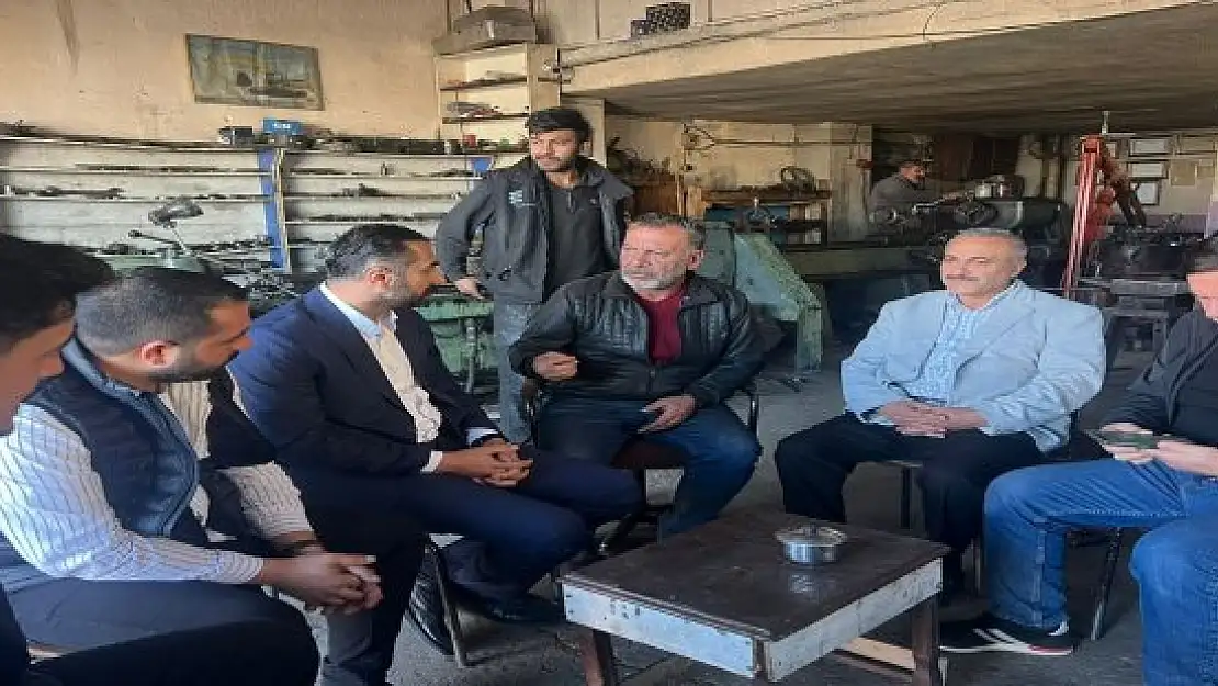 Başkan Tahtalı, Sanayi Sitesi'nde esnaflarla bir araya geldi