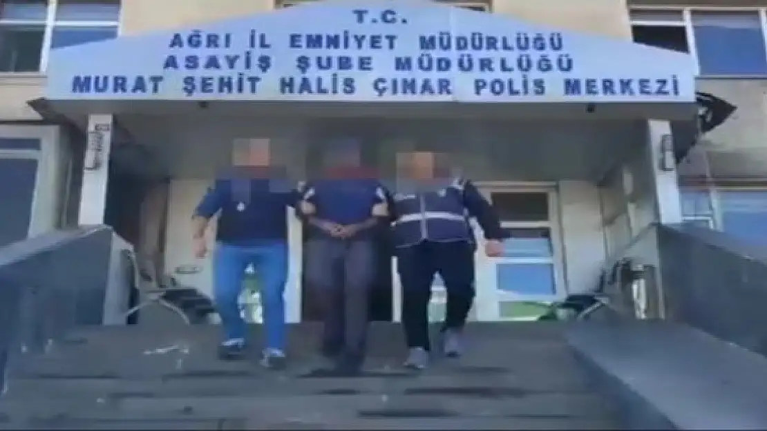 Ağrı'da arama kararı bulunan 3 kişi polis operasyonuyla yakalandı