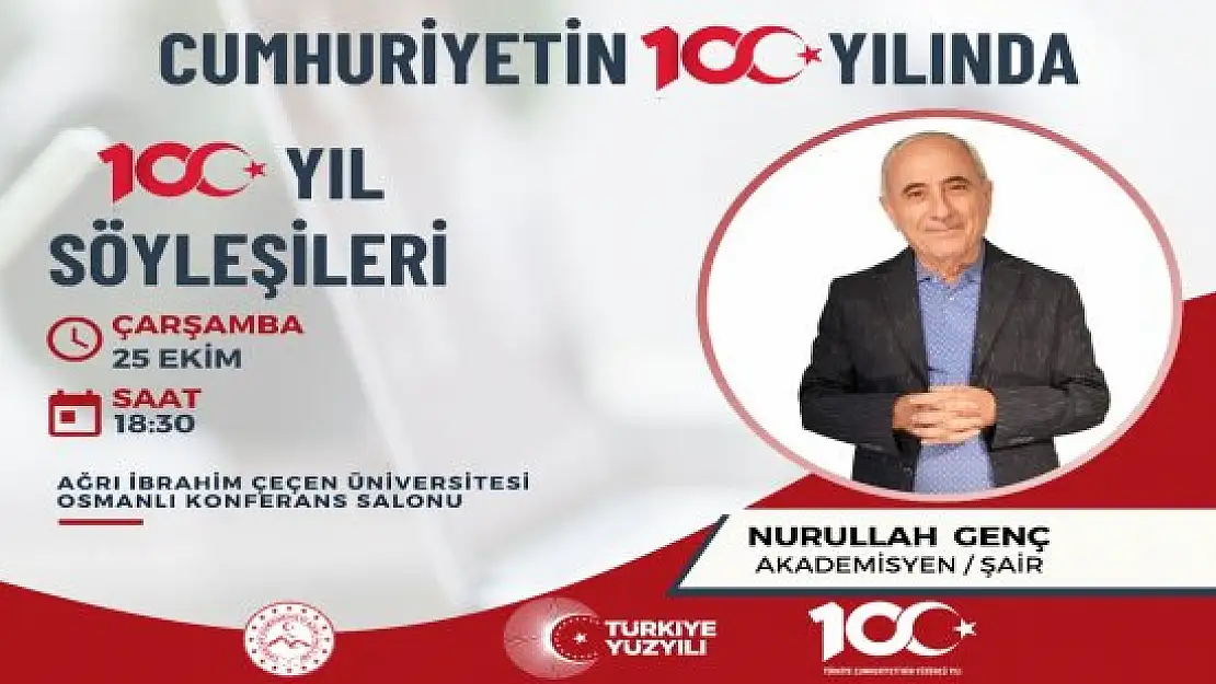 Nurullah Genç Ağrı'ya Geliyor