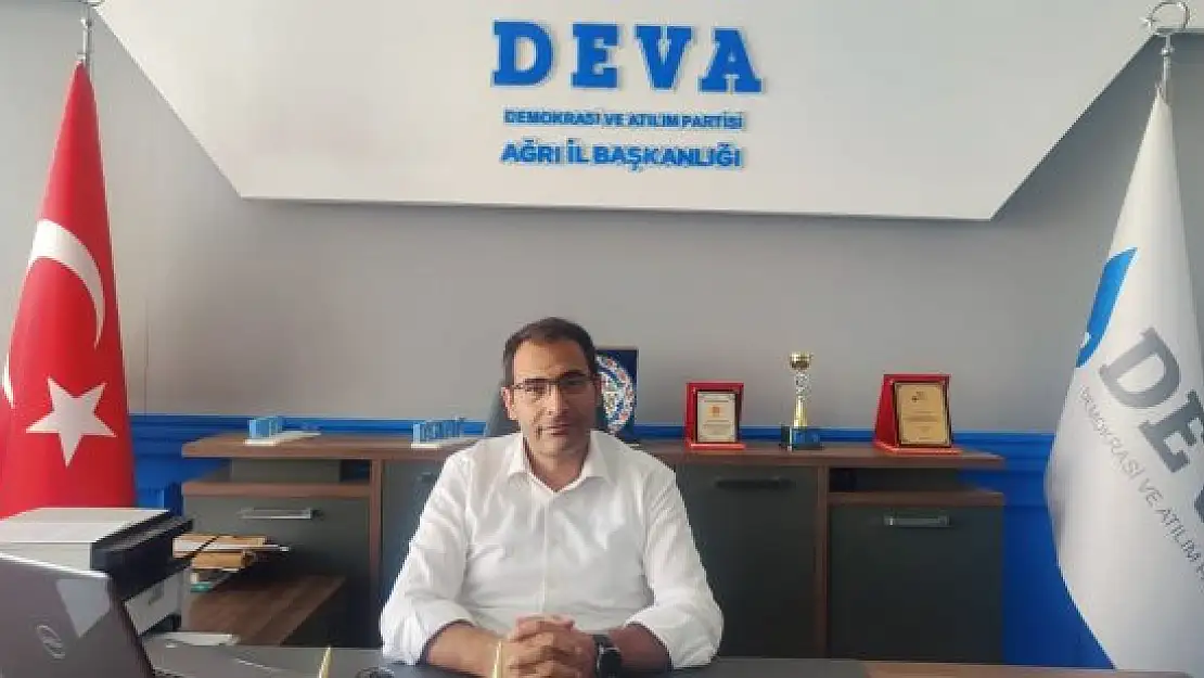 Ağrı'da DEVA Partisi İl Başkanı istifa etti