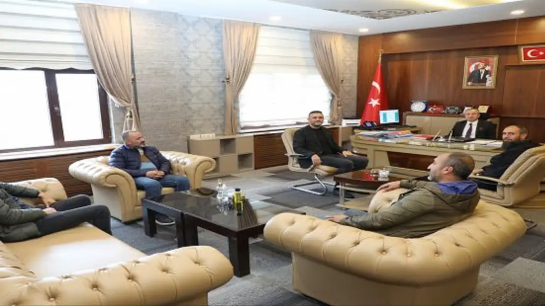 Ağrı Çalışan Gazeteciler Cemiyetinden Kökrek'e ziyaret
