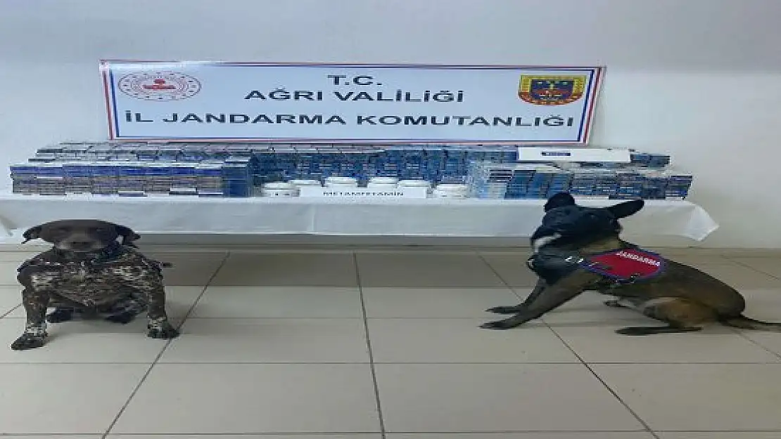 Ağrı'da 1 kilo 885 gram uyuşturucu ele geçirildi
