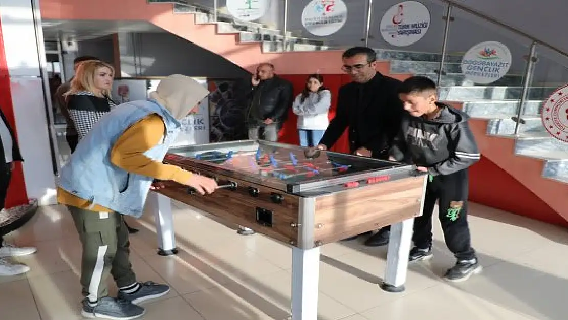 Ağrı'da Gençlik ve Spor İl Müdürü'nden Doğubayazıt'ta tesis ziyareti