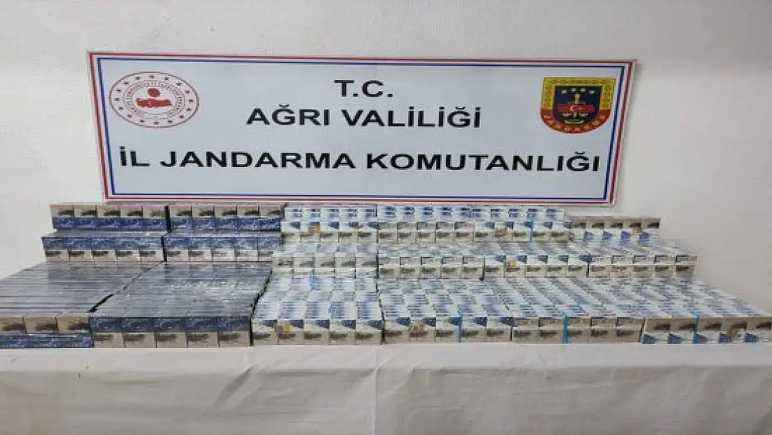 Ağrı'da 1.830 paket kaçak sigara ele geçirildi