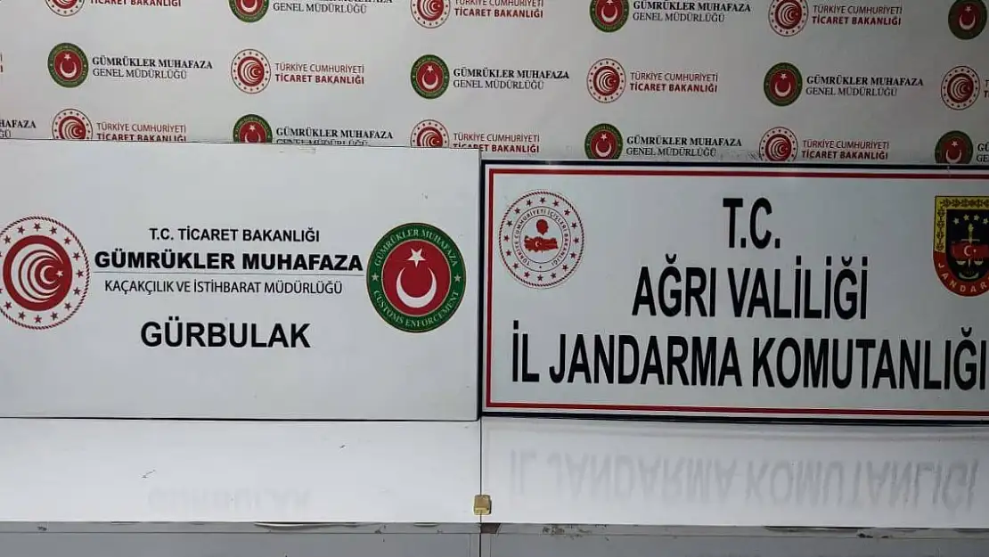 Ağrı'da 1 kilo 152 gram kaçak altın ele geçirildi