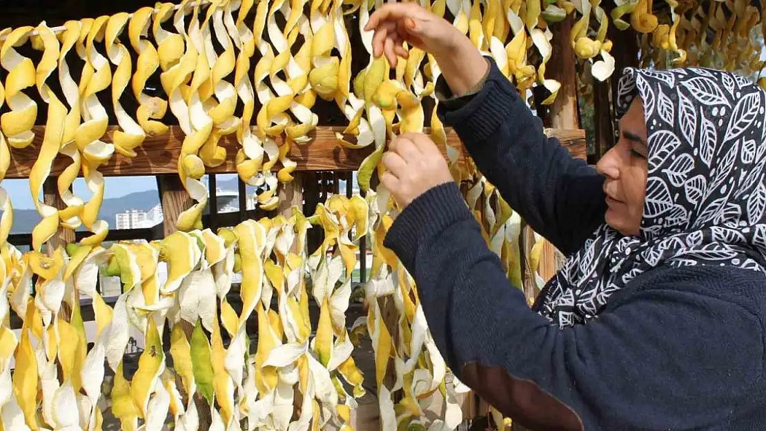 Limonun içi değil kabuğu para ediyor