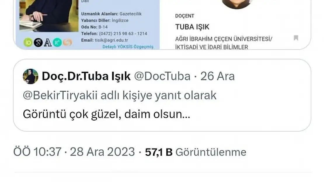 İHD Ağrı Şubesi, Tuba Işık hakkında şuç duyurusunda bulundu