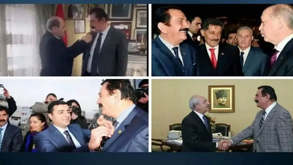 Parti parti gezen aşiret lideri kim? 5 kez parti değiştirdi, rozetlerini bakın kimler taktı?
