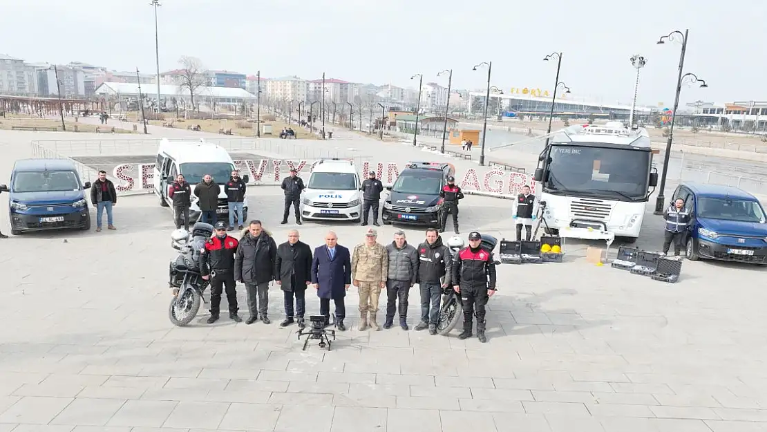 Ağrı'da yeni emniyet araçları tanıtıldı