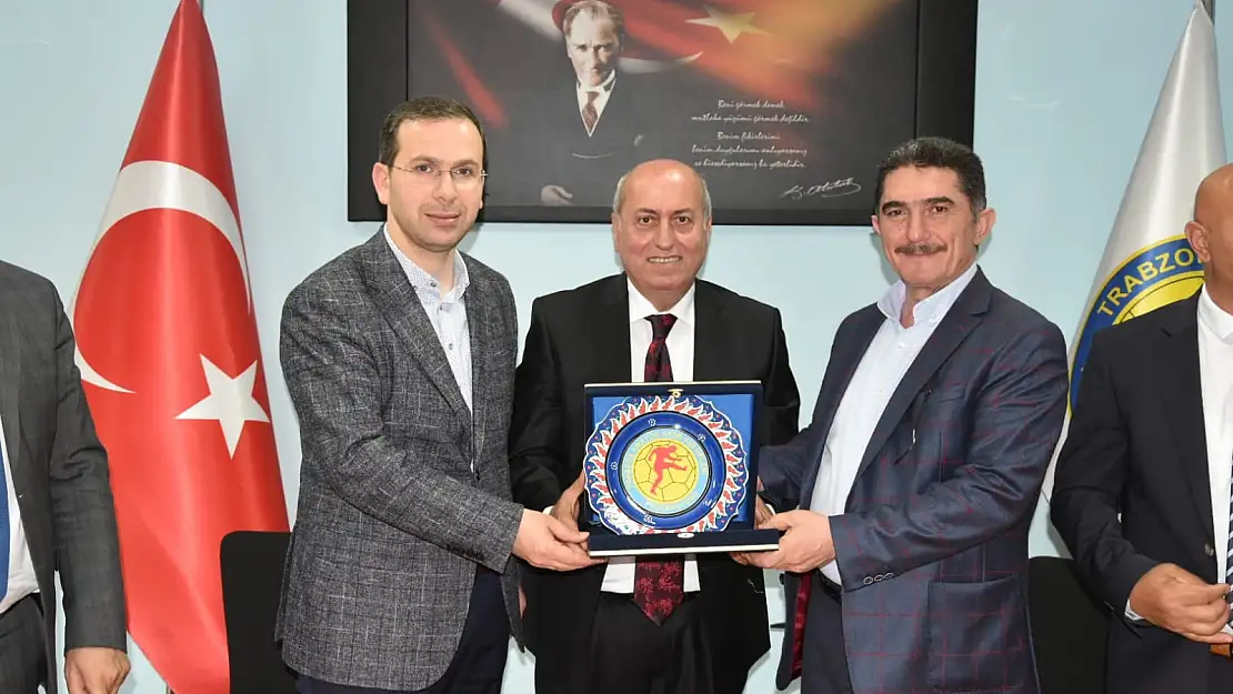 Ağrı heyetinden Trabzon ASKF'ye ziyaret