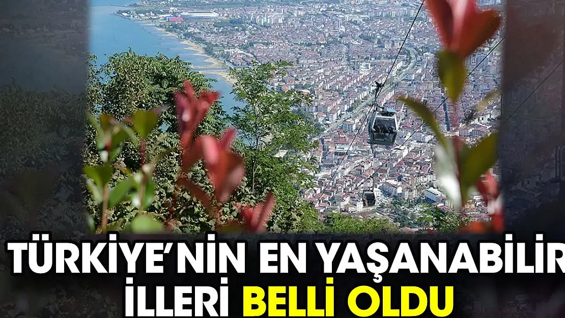 Türkiye'nin En Yaşanabilir İlleri Belli Oldu! Ağrı Kaçıncı Sırada?