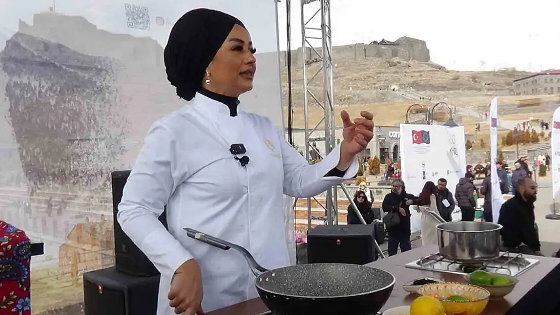 Kaz ciğeriyle Kars'ta şov yaptı