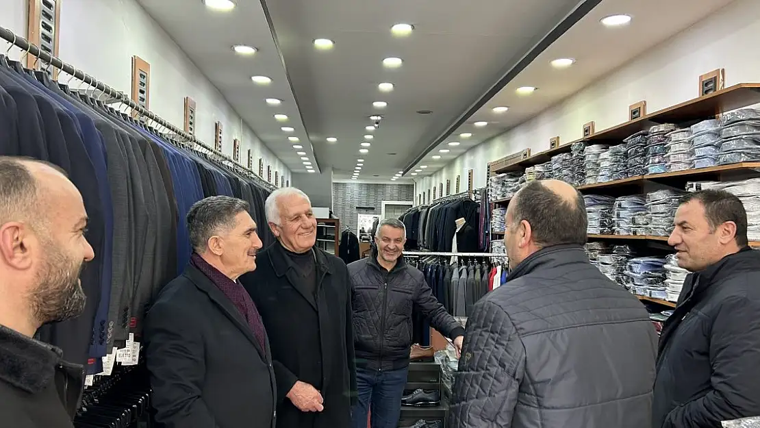 Çelebi'den esnaf ziyareti