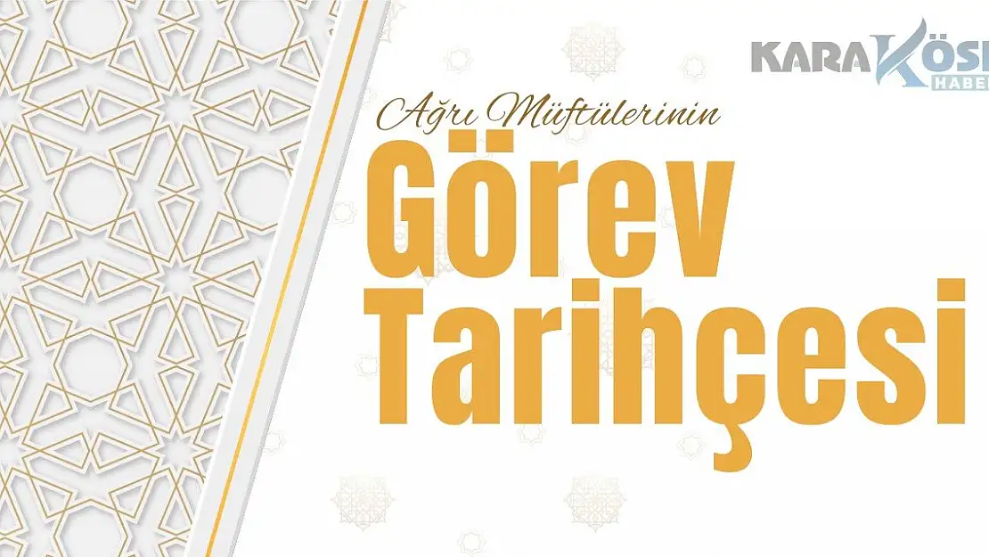 Ağrı'nın İlk Müftüsü Kim? Ne zaman görev yaptı?