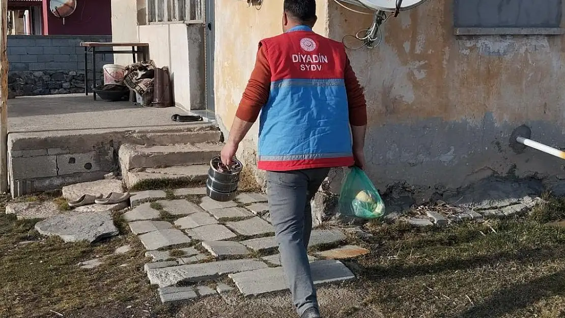 Ramazan ayında Diyadin'de 'Sofra' kardeşliği