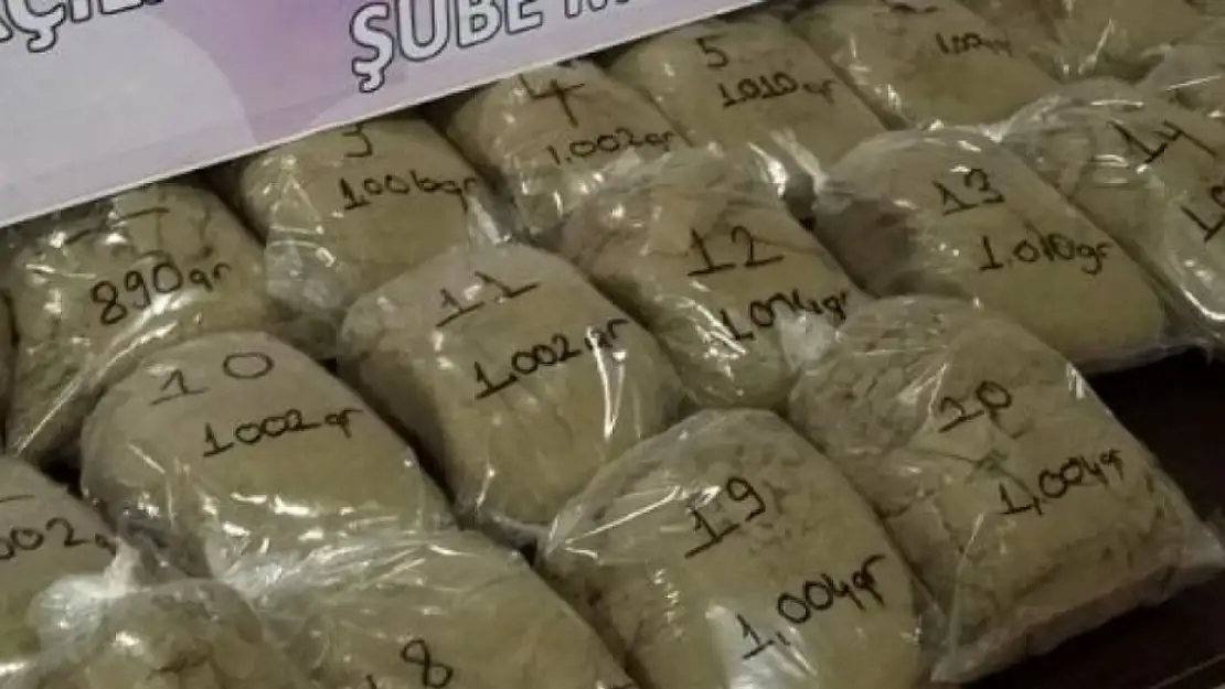 36 Kilogram Eroin ele geçirildi