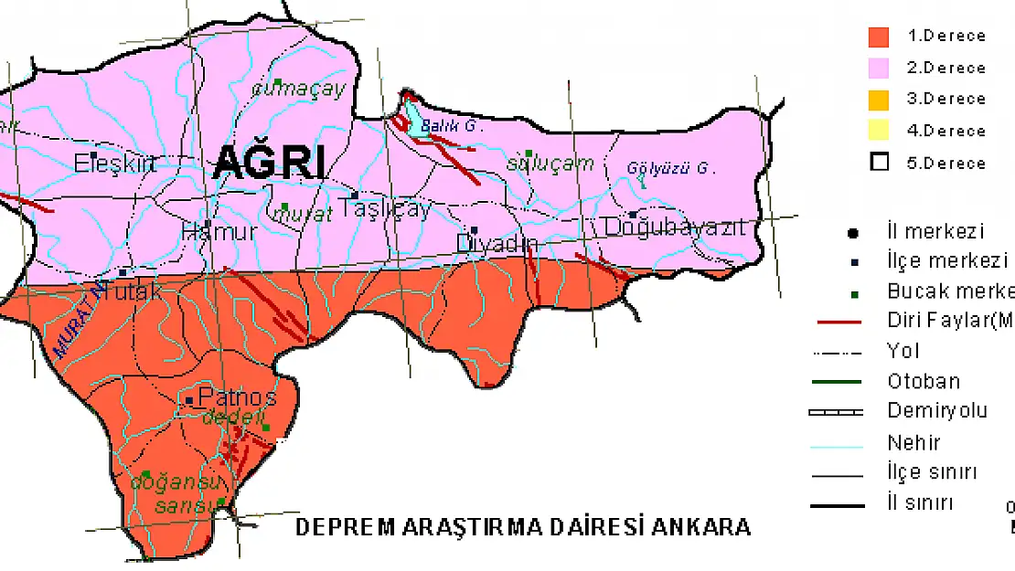 Ağrı'da Yaşayanlar Dikkat! Deprem Riski Arttı!