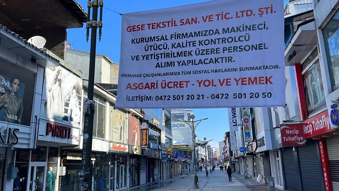 İşsizliğin en fazla olduğu kentte işçi bulamıyor