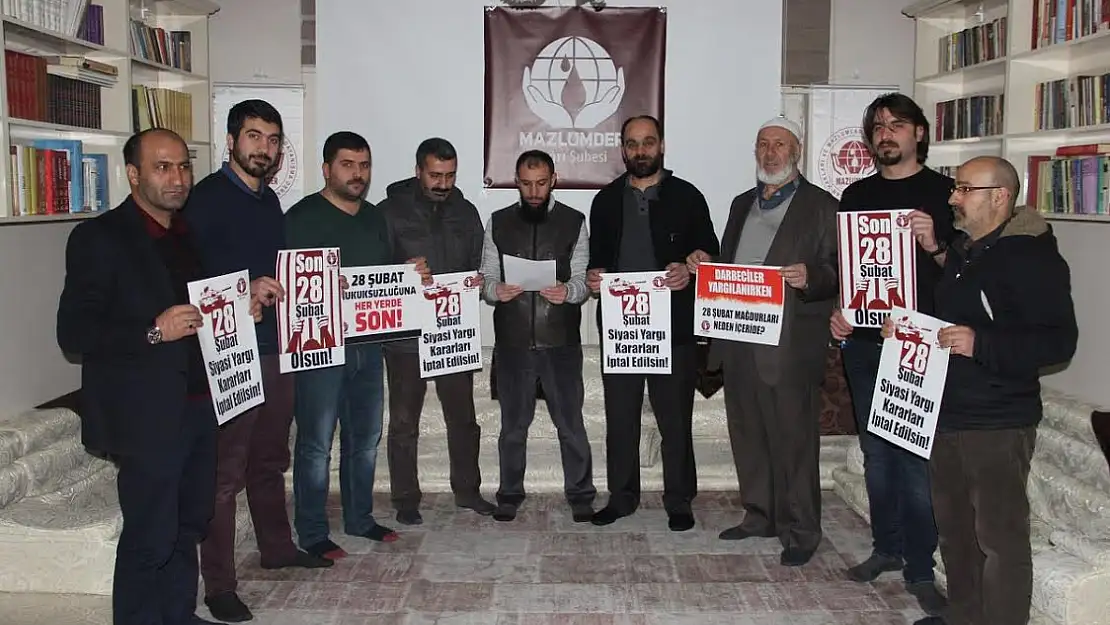 Ağrı'da MAZLUMDER protestoları devam ediyor