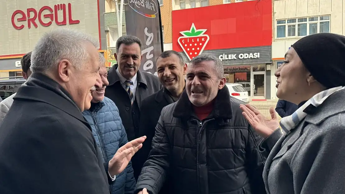 Arslan, Aydın'a destek için Ağrı'ya geldi