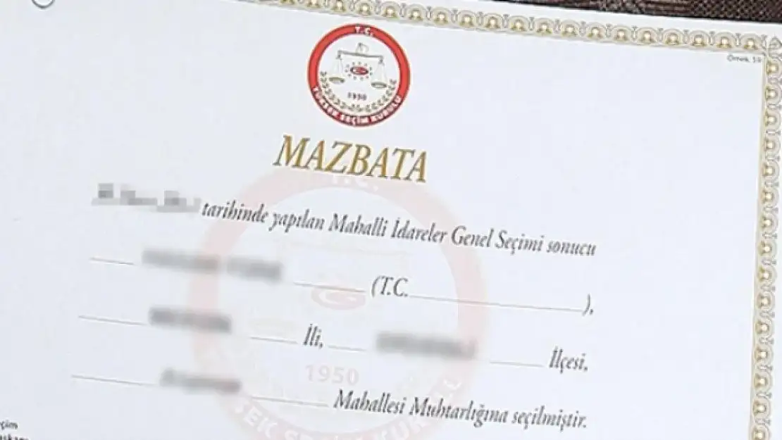 Mazbatalar ne zaman alınacak?
