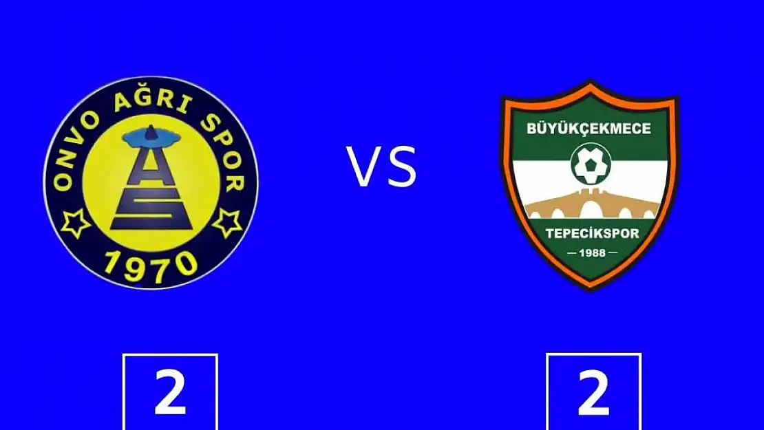 Ağrıspor skoru tutamadı